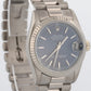 Ladies Rolex DateJust Midsize President BLUE 18K White Gold 31mm 68279 Watch