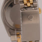 1987 Rolex DateJust 16013 Champagne Two-Tone 18K Gold Steel Jubilee 36mm Watch
