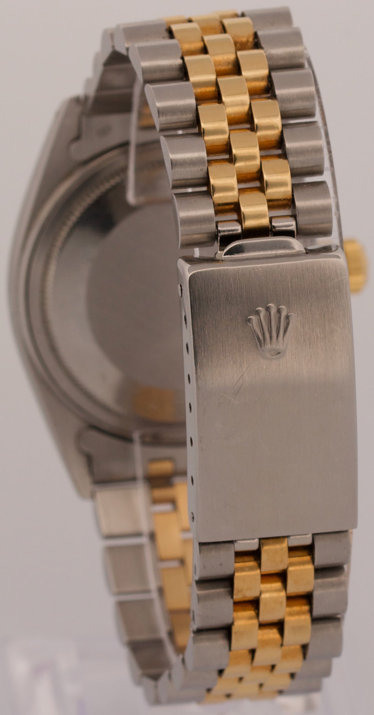 1987 Rolex DateJust 16013 Champagne Two-Tone 18K Gold Steel Jubilee 36mm Watch