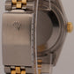 1987 Rolex DateJust 16013 Champagne Two-Tone 18K Gold Steel Jubilee 36mm Watch