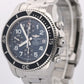 Breitling Superocean Chronograph 42 BLUE Stainless Steel Automatic Watch A13311