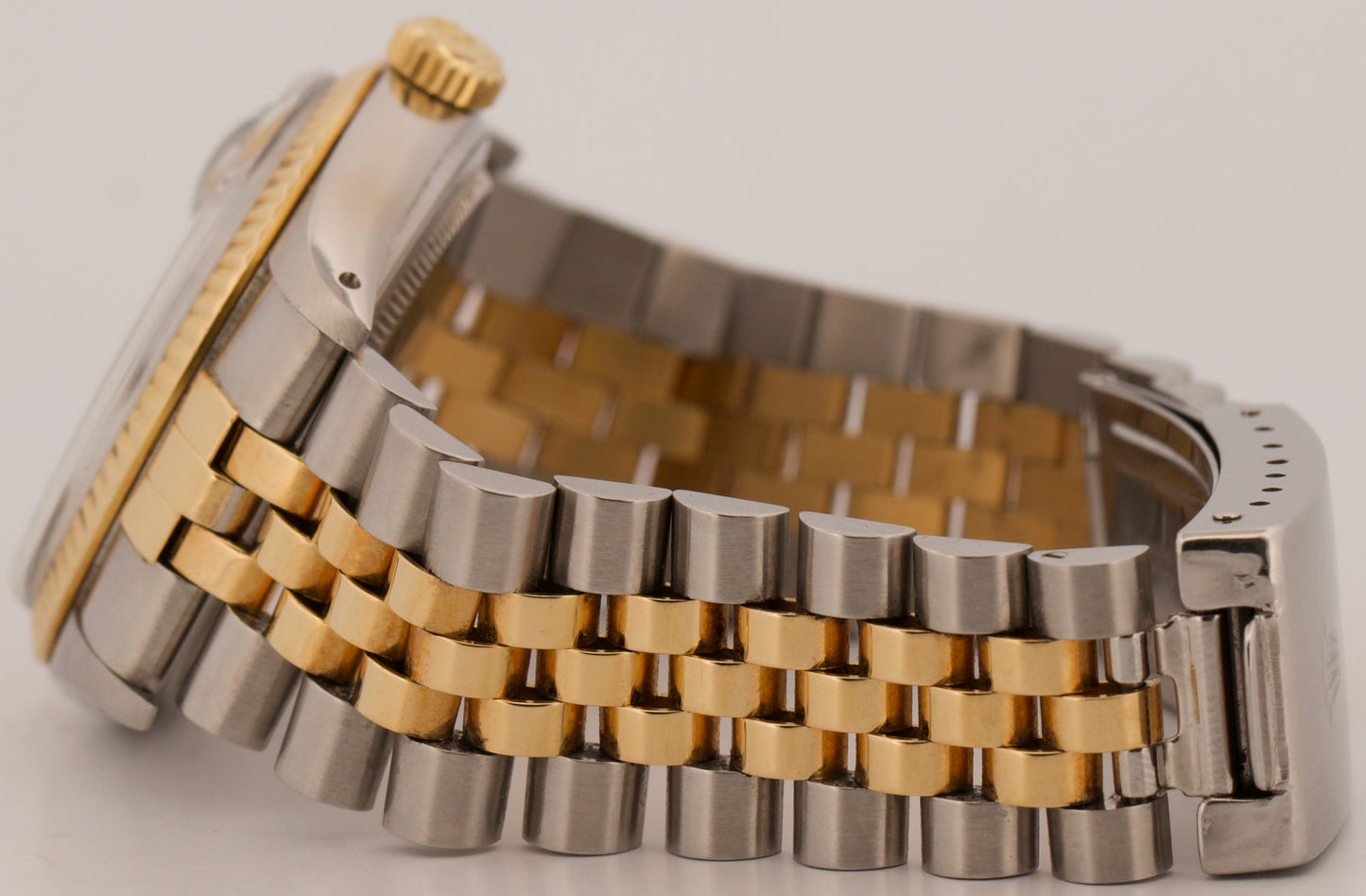 1987 Rolex DateJust 16013 Champagne Two-Tone 18K Gold Steel Jubilee 36mm Watch