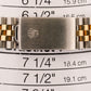 1987 Rolex DateJust 16013 Champagne Two-Tone 18K Gold Steel Jubilee 36mm Watch