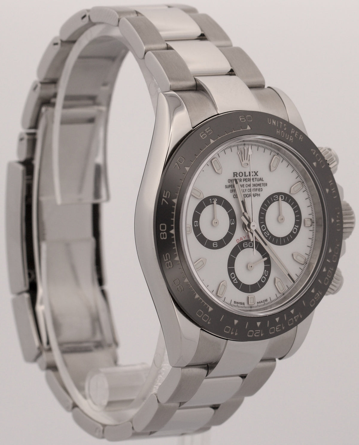 2019 Rolex Daytona Cosmograph 116500LN Panda White Ceramic 40mm Steel Box Papers
