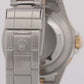 Rolex Submariner Date 40mm BLACK 18K Yellow Gold Stainless Steel 16613 Watch