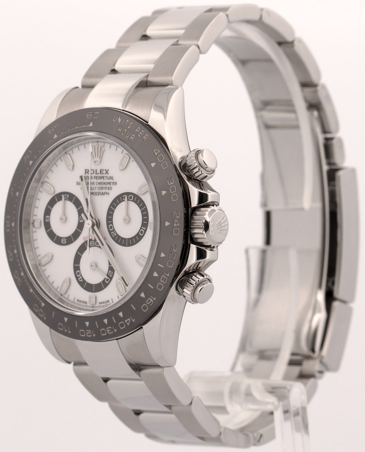 2019 Rolex Daytona Cosmograph 116500LN Panda White Ceramic 40mm Steel Box Papers