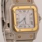 PAPERS Cartier Santos Two-Tone 18k Steel WHITE Roman Automatic 29mm 2961 BOX
