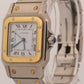 PAPERS Cartier Santos Two-Tone 18k Steel WHITE Roman Automatic 29mm 2961 BOX