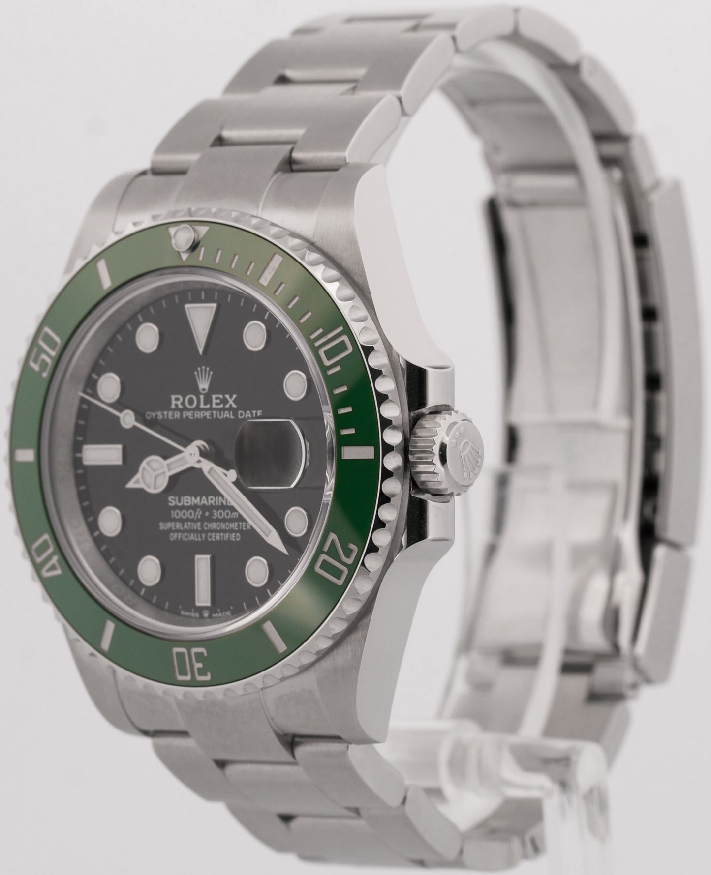 NEW 2024 PAPERS Rolex Submariner 41mm KERMIT Green Steel Ceramic 126610 LV BOX