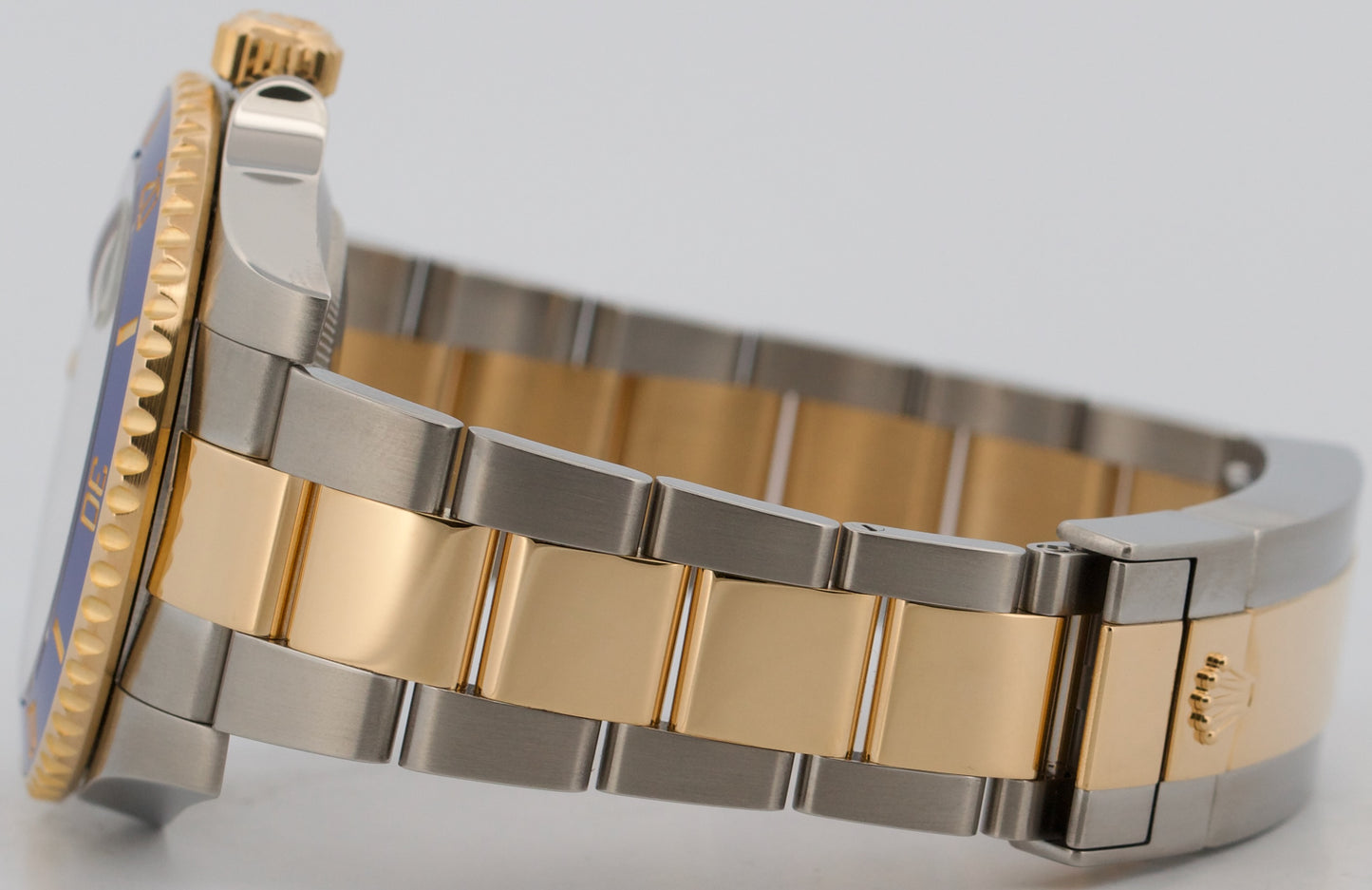 2015 PAPERS Rolex Submariner Date BLUE Two-Tone 18K Steel 40mm 116613 LB BOX