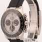 2023 PAPERS Rolex Daytona SILVER GHOST 18K Gold Oysterflex 40mm 116519 LN BOX