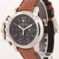 PAPERS Graham Chronofighter Vintage Steel BLACK 44mm 2CVAS.B03A Watch BOX