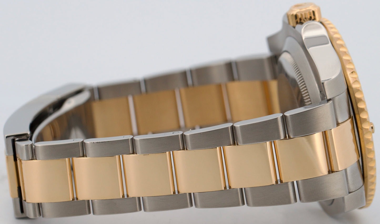 2015 PAPERS Rolex Submariner Date BLUE Two-Tone 18K Steel 40mm 116613 LB BOX