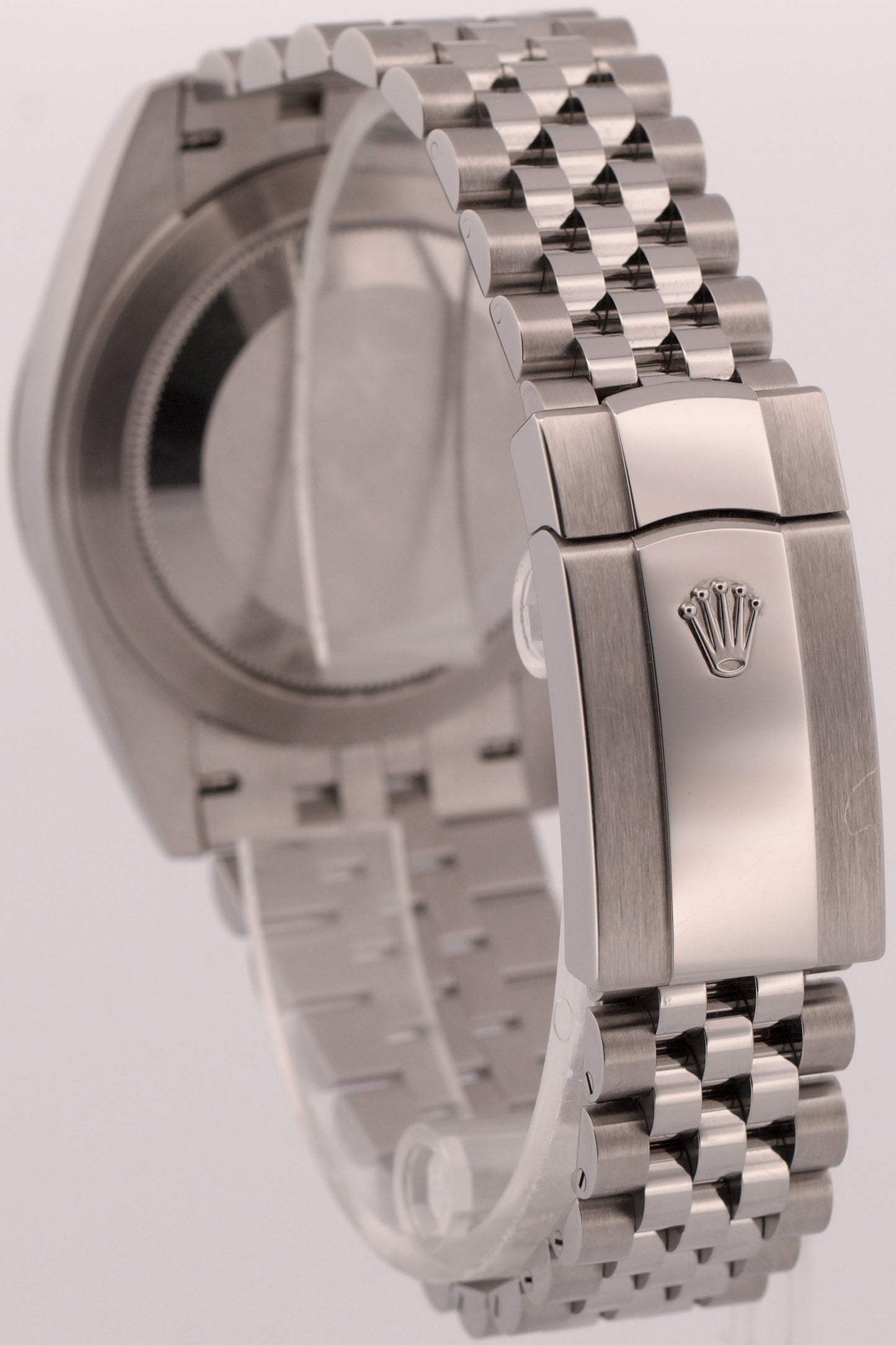 UNPOLISHED 2024 PAPERS Rolex DateJust BLUE DIAMOND 18K 41mm JUBILEE 126334 BOX