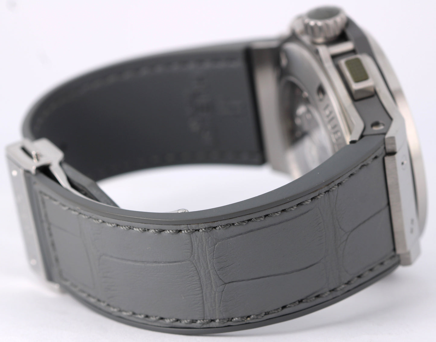 Hublot Big Bang 301.ST.5020.GR Earl Gray 44mm Steel Rubber Leather Strap Watch