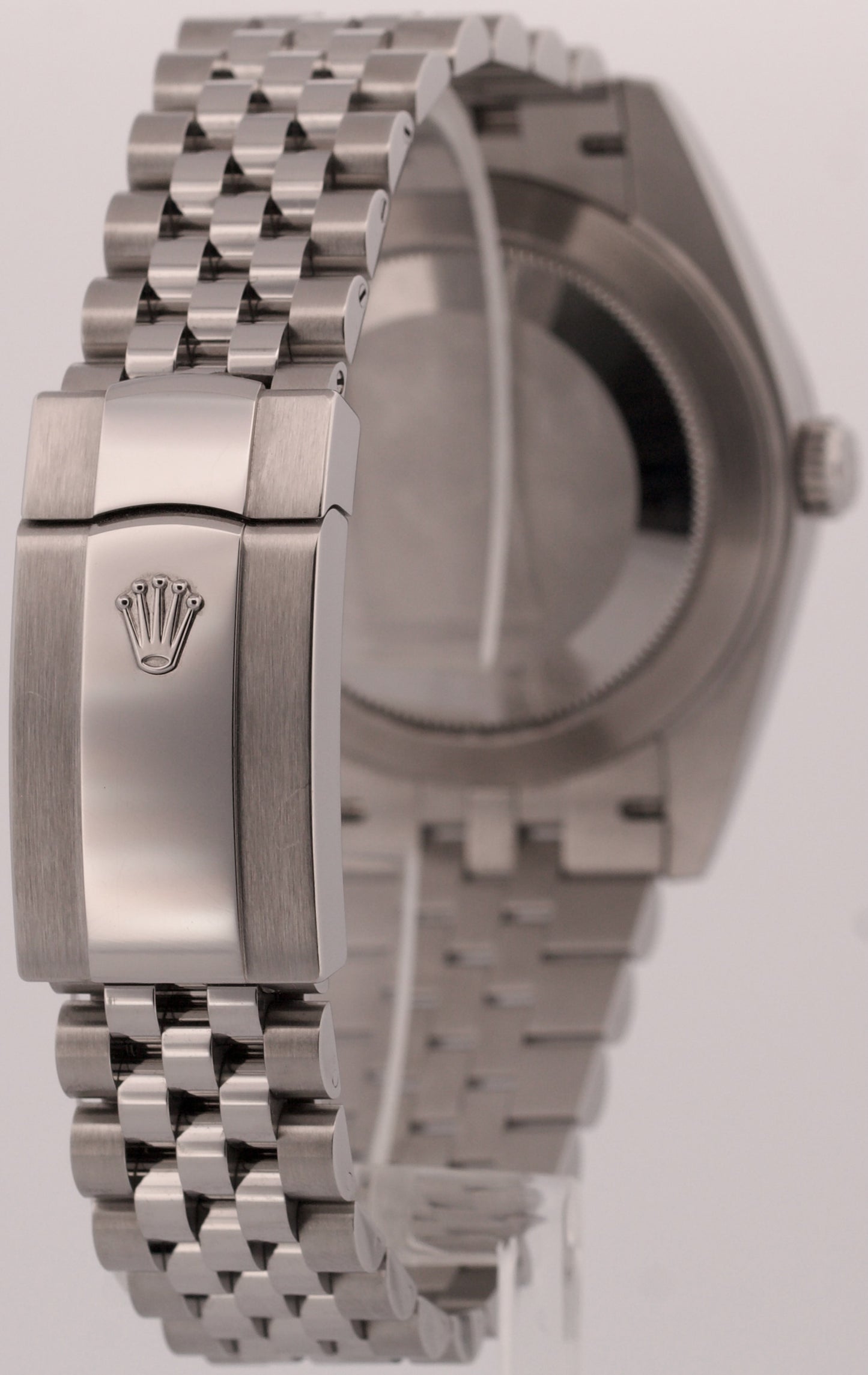 UNPOLISHED 2024 PAPERS Rolex DateJust BLUE DIAMOND 18K 41mm JUBILEE 126334 BOX