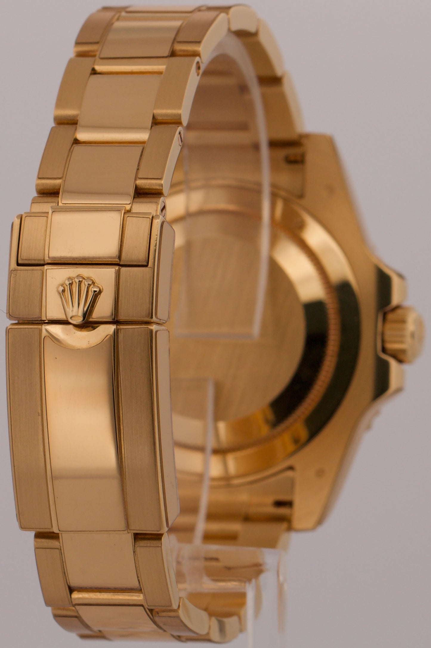 2025 RSC PAPERS Rolex GMT-Master II GREEN 18K Yellow Gold 40mm 116718 Watch BOX