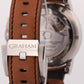 PAPERS Graham Chronofighter Vintage Steel BLACK 44mm 2CVAS.B03A Watch BOX