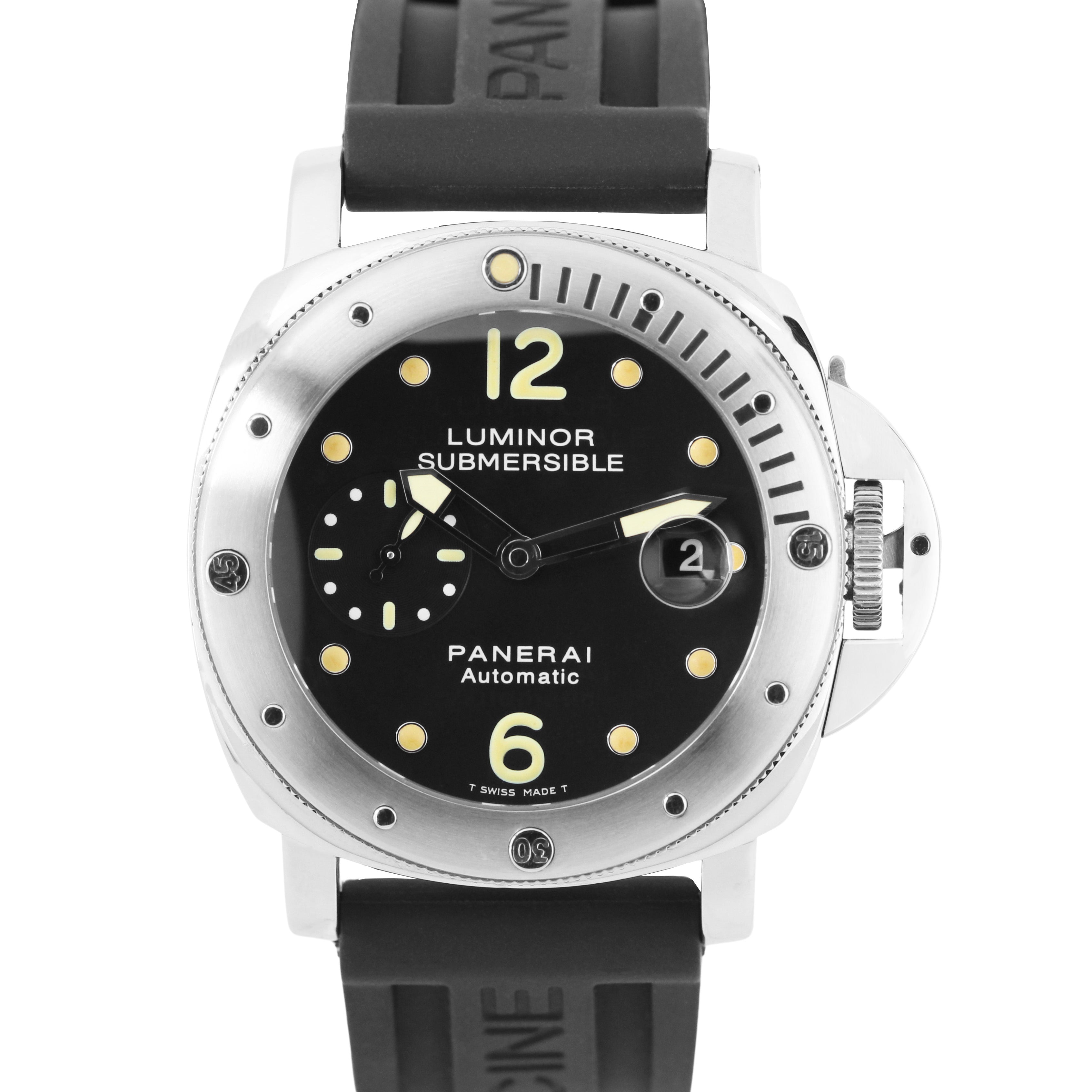 LTD PAPERS Panerai Luminor Submersible Steel Black 44mm PAM00024