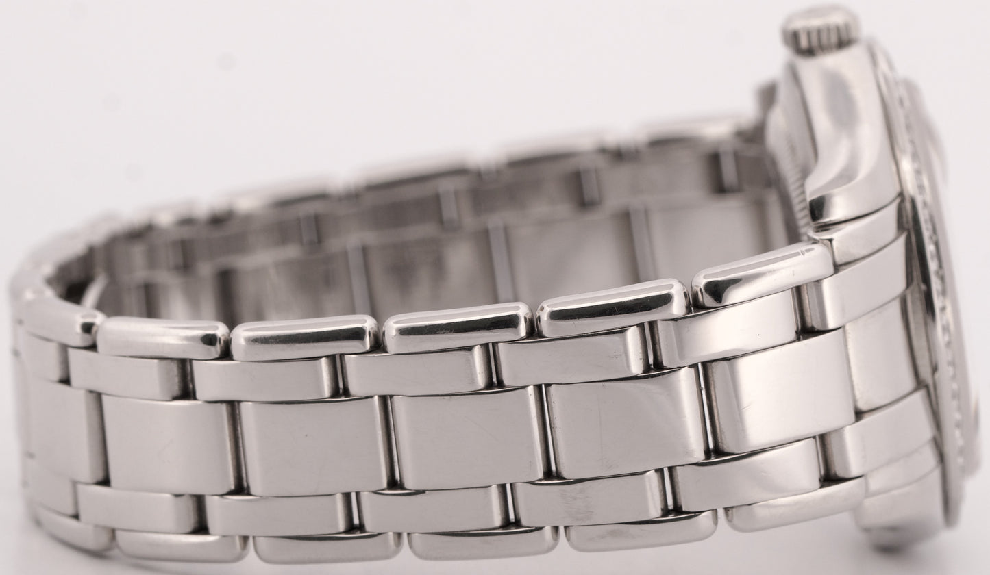 PAPERS Rolex Day-Date Masterpiece Platinum SILVER DIAMOND Pearlmaster 18946 BOX