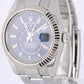 2020 Rolex Sky-Dweller 326934 Blue 42mm Steel Fluted Oyster Watch Box Papers