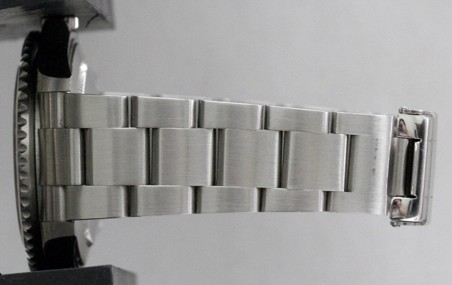 Unpolished Rolex GMT-Master II 16710 40mm Pepsi Red Blue Steel No-Holes Watch