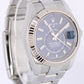 2020 Rolex Sky-Dweller 326934 Blue 42mm Steel Fluted Oyster Watch Box Papers