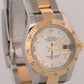 Rolex DateJust 26mm MOP ROMAN DIAMOND 18K Gold Steel OYSTER 179313 Watch BOX