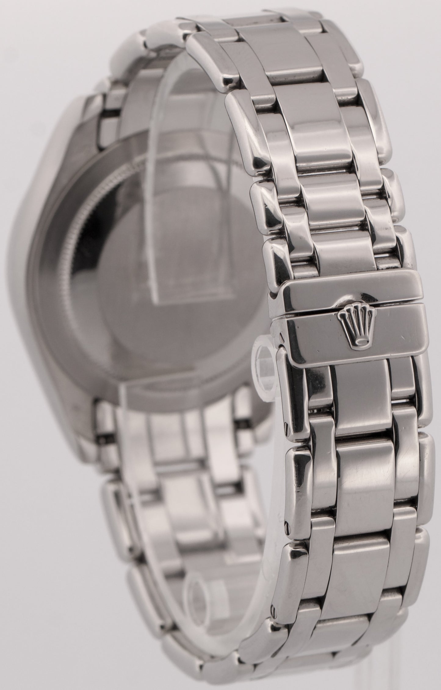 PAPERS Rolex Day-Date Masterpiece Platinum SILVER DIAMOND Pearlmaster 18946 BOX