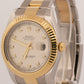 Rolex Datejust II 116333 Ivory Diamond 18K Yellow Gold Steel Oyster 41mm Watch