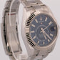 NEW STICKERED 2021 PAPERS Rolex Sky-Dweller BLUE Steel OYSTER 42mm 326934 BOX