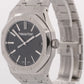 NEW PAPERS Audemars Piguet Royal Oak BLACK 41mm Steel 15510ST.OO.1320ST.02 BOX