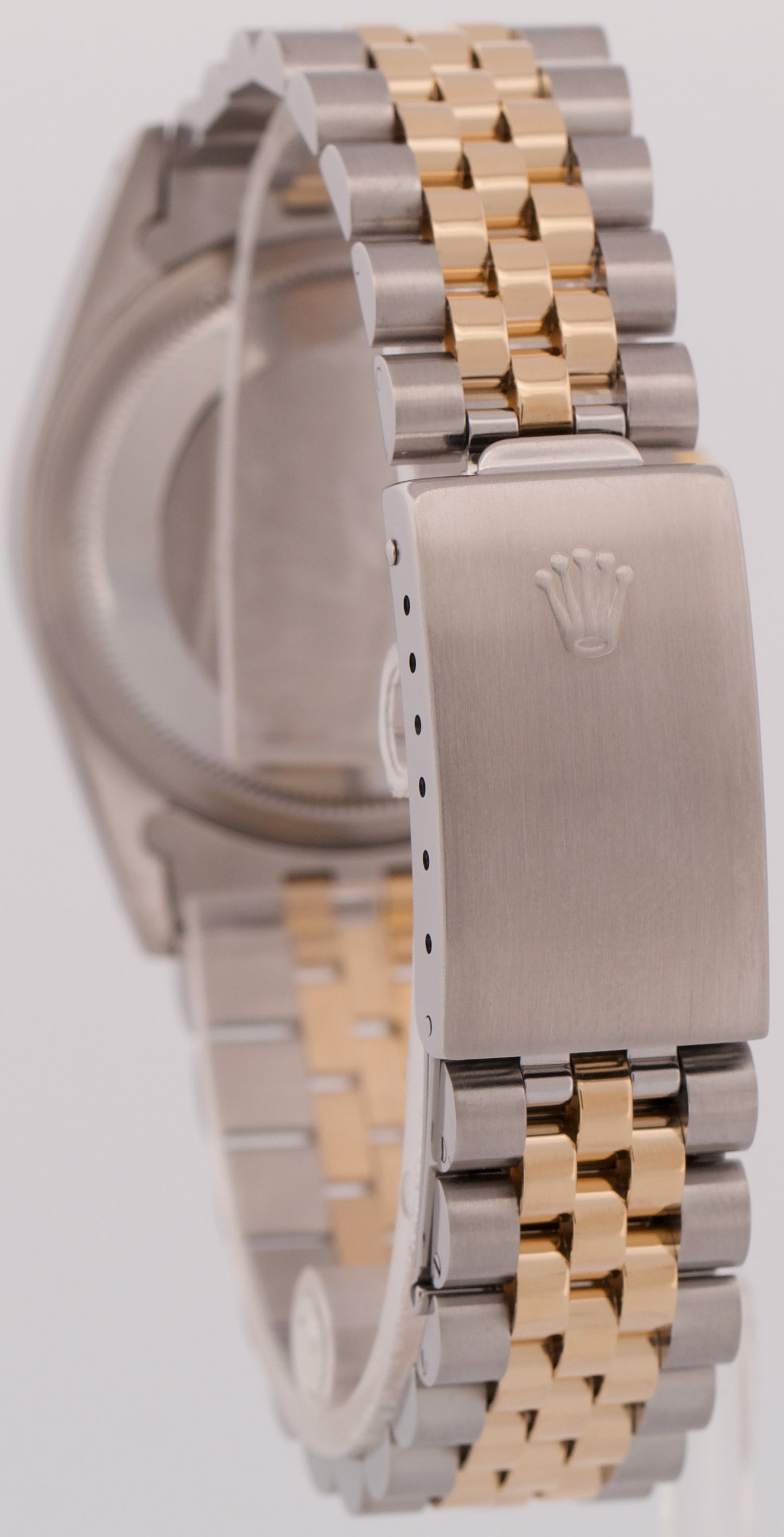 PAPERS Rolex DateJust 36mm CHAMPAGNE 18K Yellow Gold Steel JUBILEE 16233 BOX