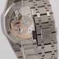 NEW PAPERS Audemars Piguet Royal Oak BLACK 41mm Steel 15510ST.OO.1320ST.02 BOX