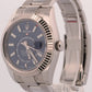 NEW STICKERED 2021 PAPERS Rolex Sky-Dweller BLUE Steel OYSTER 42mm 326934 BOX