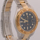 2007 PAPERS Rolex Yacht-Master BLUE 18K Yellow Gold Stainless 40mm 16623 BOX