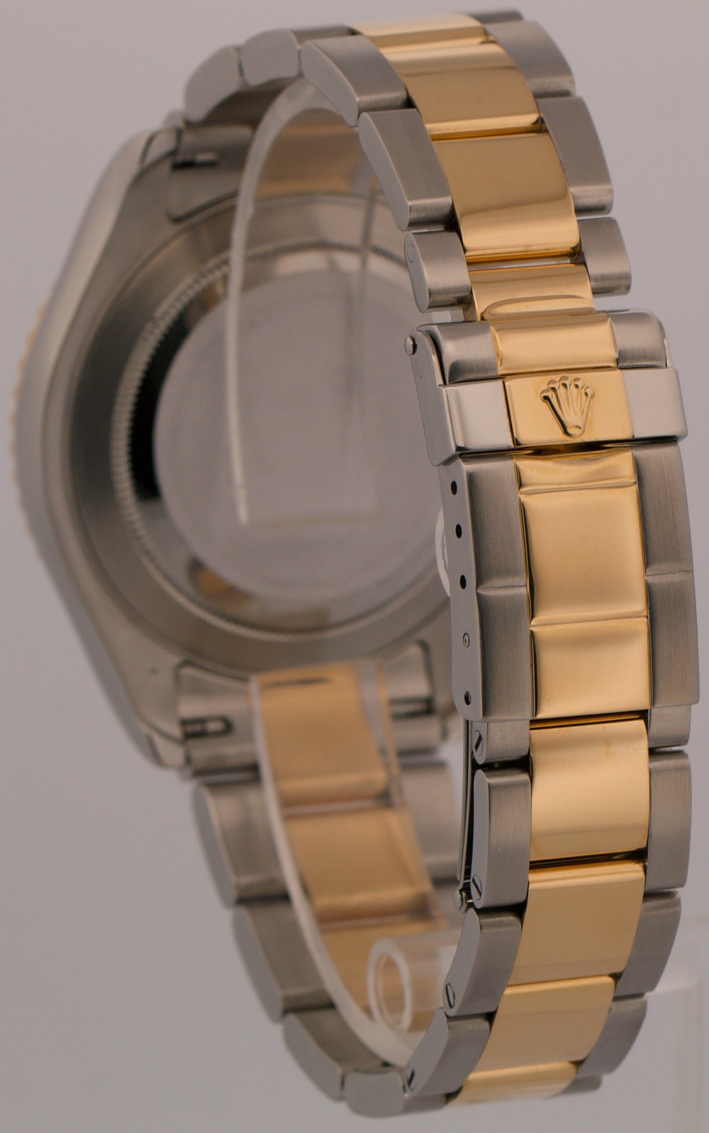 2007 PAPERS Rolex Yacht-Master BLUE 18K Yellow Gold Stainless 40mm 16623 BOX