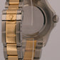 2007 PAPERS Rolex Yacht-Master BLUE 18K Yellow Gold Stainless 40mm 16623 BOX