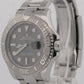 Rolex Yacht-Master Platinum RHODIUM Gray 40mm Stainless Steel Watch 116622