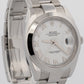 2023 PAPERS Rolex DateJust 41 WHITE ROMAN Stainless Steel 41mm 126300 BOX