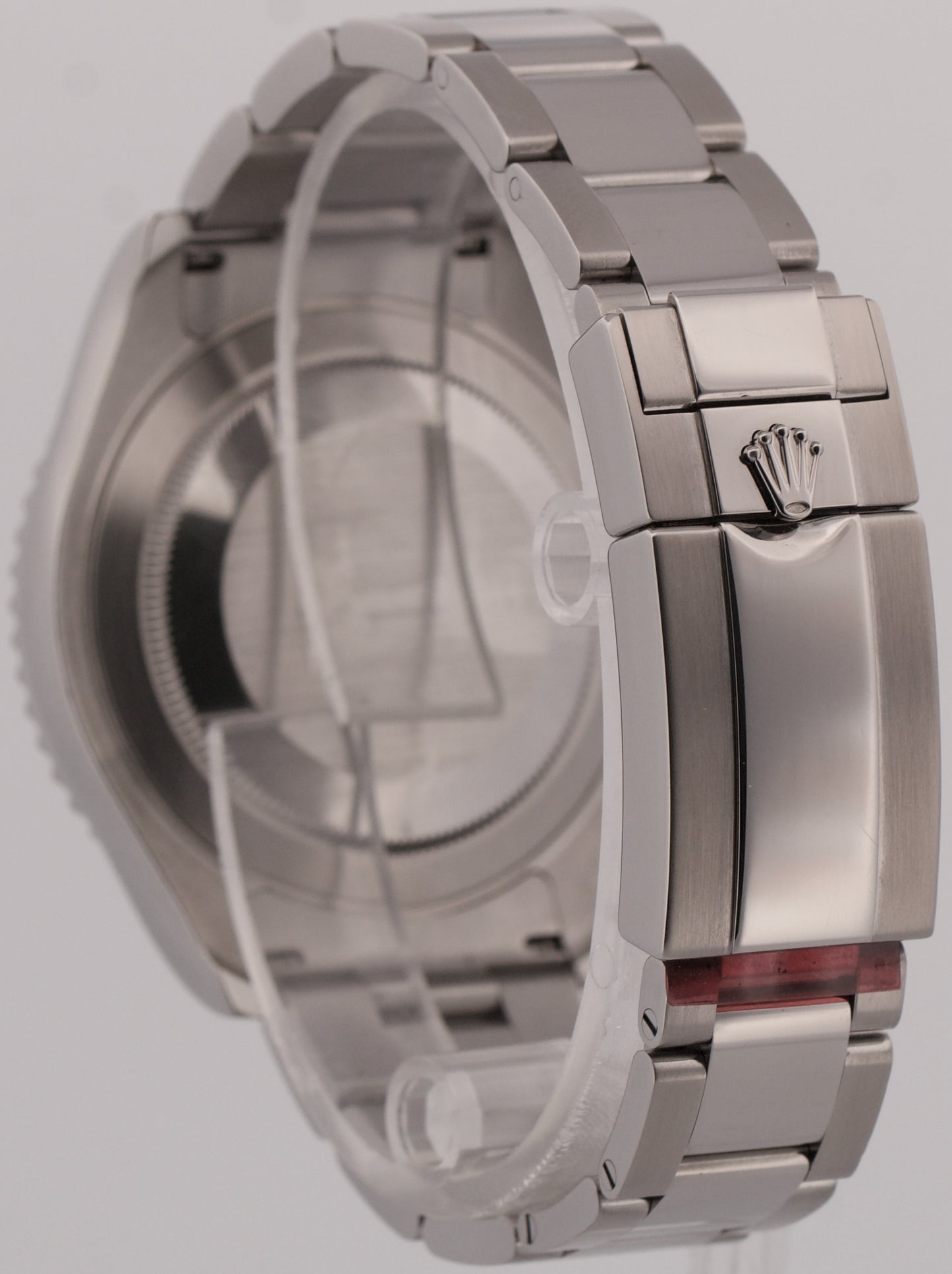 Rolex Yacht-Master Platinum RHODIUM Gray 40mm Stainless Steel Watch 116622