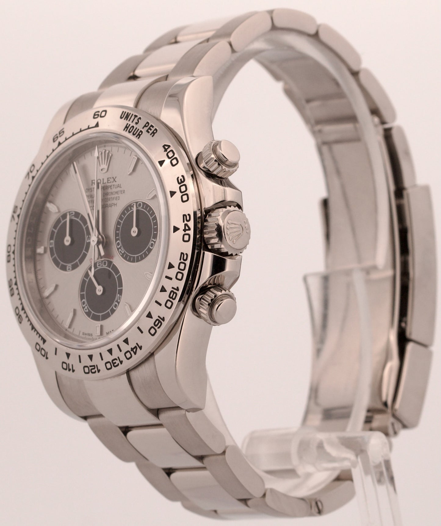 2024 Rolex Daytona Cosmograph Ghost Silver 18K White Gold 40mm 126509 Box Papers