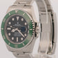 NEW JULY 2026 Rolex Submariner 41mm GREEN KERMIT Steel Ceramic 126610 LV BOX