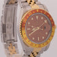 PAPERS Rolex GMT-Master II ROOT BEER Brown 40mm 18K Steel JUBILEE 16713 BOX