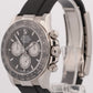 2024 PAPERS Rolex Daytona BLACK 18K White Gold OYSTERFLEX 126519 LN Watch BOX