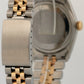 Rolex DateJust 36mm CHAMPAGNE Two-Tone 18K Yellow Gold Steel JUBILEE Watch 1601