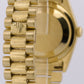 Rolex Day-Date President CHAMPAGNE DIAMOND 18K Yellow Gold BARK 36mm 18308 Watch