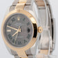 2021 PAPERS Rolex Datejust 41 WIMBLEDON 18k Gold Steel Oyster 41mm 126303 BOX