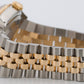 Rolex DateJust 36mm BLACK TAPESTRY 18K Yellow Gold Steel JUBILEE 16233 Watch