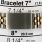 Rolex DateJust 36mm CHAMPAGNE Two-Tone 18K Yellow Gold Steel JUBILEE Watch 1601